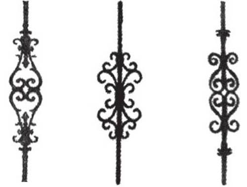 洛陽鐵藝-樓梯花件